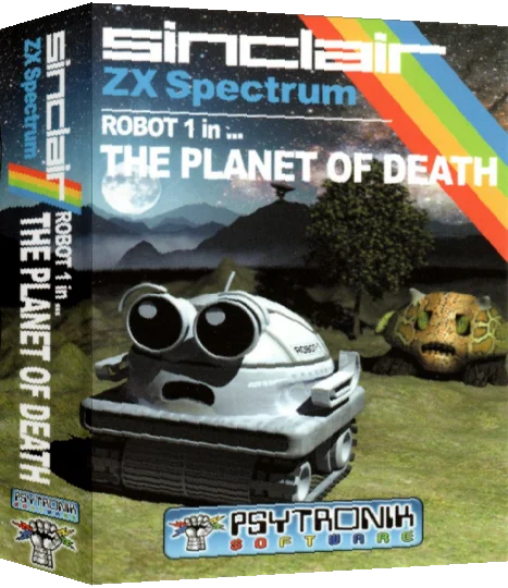 Robot 1 in... THE PLANET OF DEATH!! — box-3D (EU)