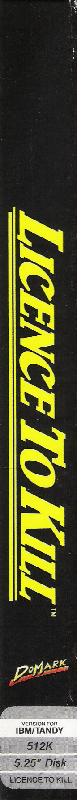 007 - Licence To Kill — box-2D-side (US)