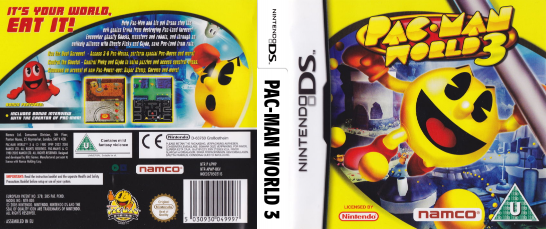 Pac-Man World 3 — box-texture (EU)
