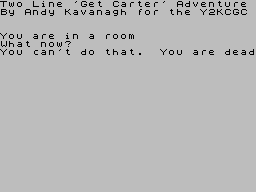 Get Carter Adventure — ss (WOR)