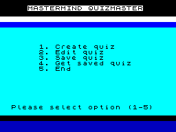 BBC Mastermind Quizmaster — ss (WOR)