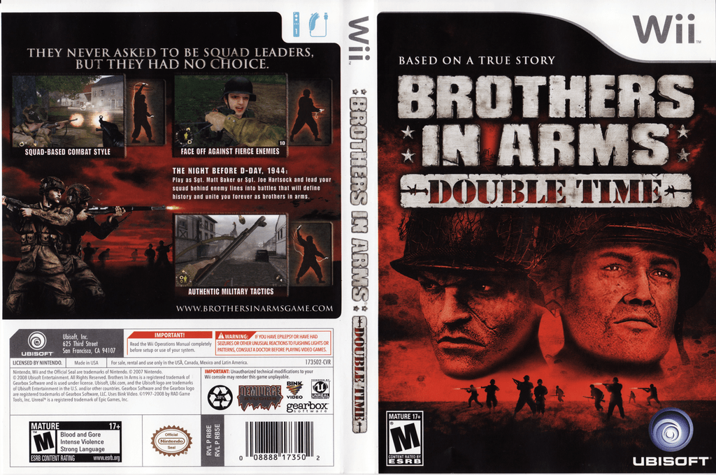 Brothers in Arms - Double Time — box-texture (US)