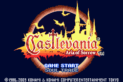 Castlevania - Aria of Sorrow — sstitle (US)