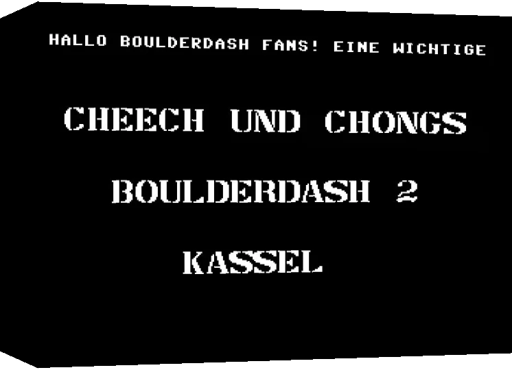 Cheech And Chongs Boulder Dash 2 — box-3D (WOR)
