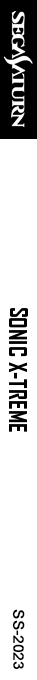 Sonic X-treme — box-2D-side (SS)