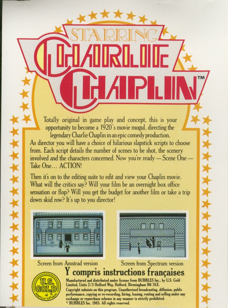 Starring Charlie Chaplin — box-2D-back (EU)