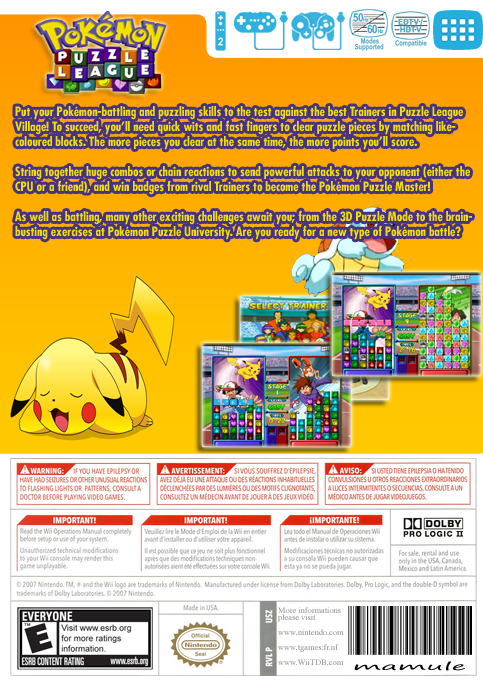 Pokemon Puzzle League — box-2D-back (US)