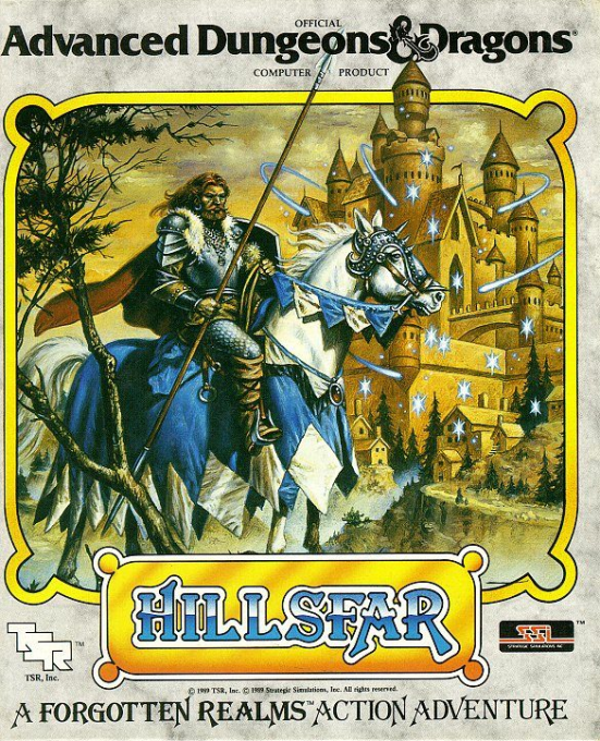 Advanced Dungeons & Dragons - Hillsfar - A Forgotten Realms Action Adventure — box-2D (EU)