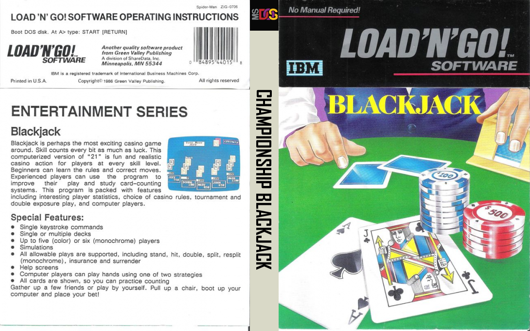 Championship Blackjack — box-texture (US)