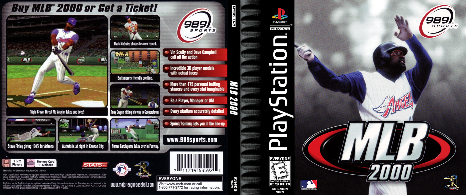 Mlb 2000 — box-texture (US)