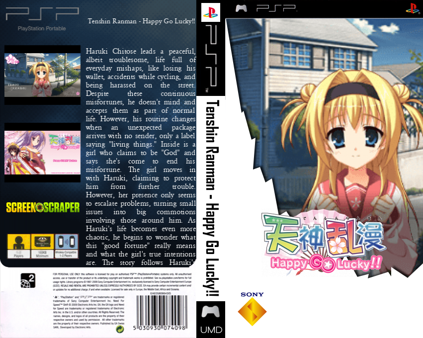 Tenshin Ranman - Happy Go Lucky!! — box-texture (SS)