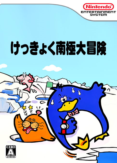 Antarctic Adventure box art