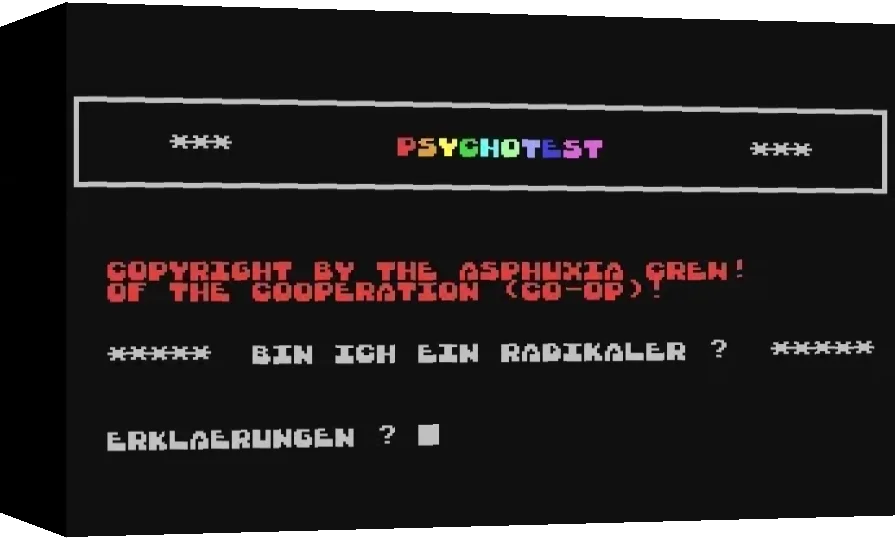 Psychotest - Bin Ich Ein Radikaler — box-3D (WOR)