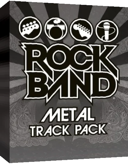 Rock Band - Metal Track Pack — box-3D (US)