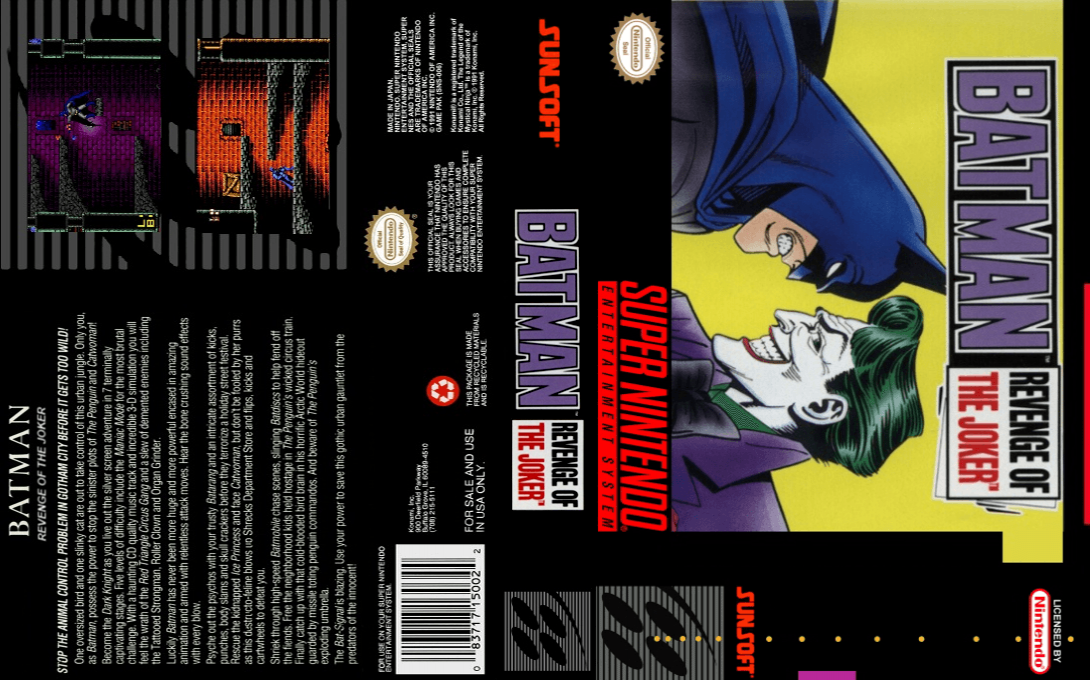 Batman - Revenge Of The Joker — box-texture (US)