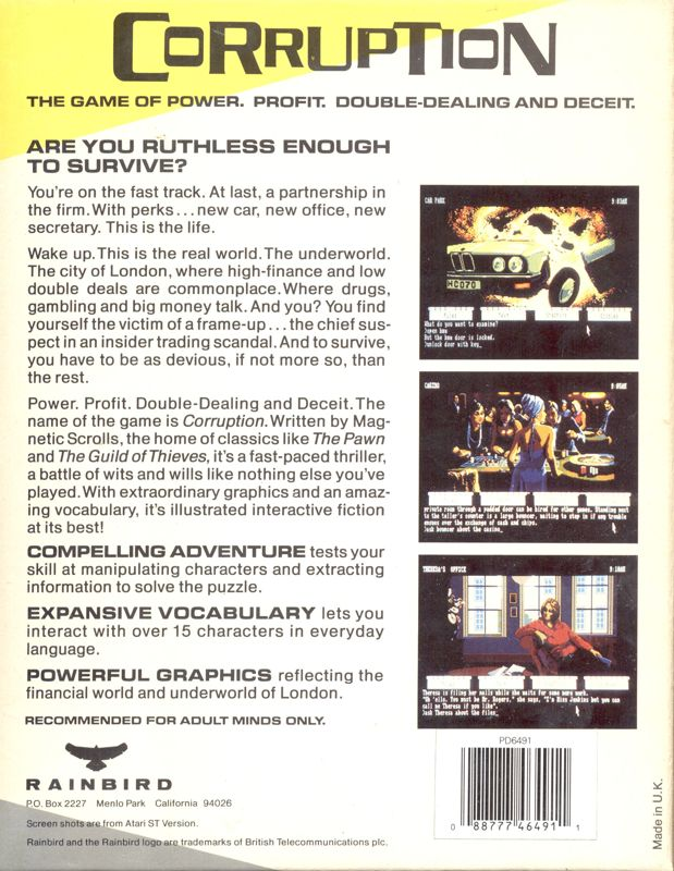 Corruption — box-2D-back (US)