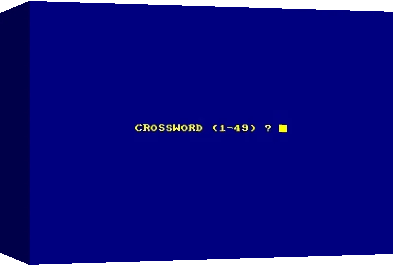 Crosswords — box-3D (WOR)