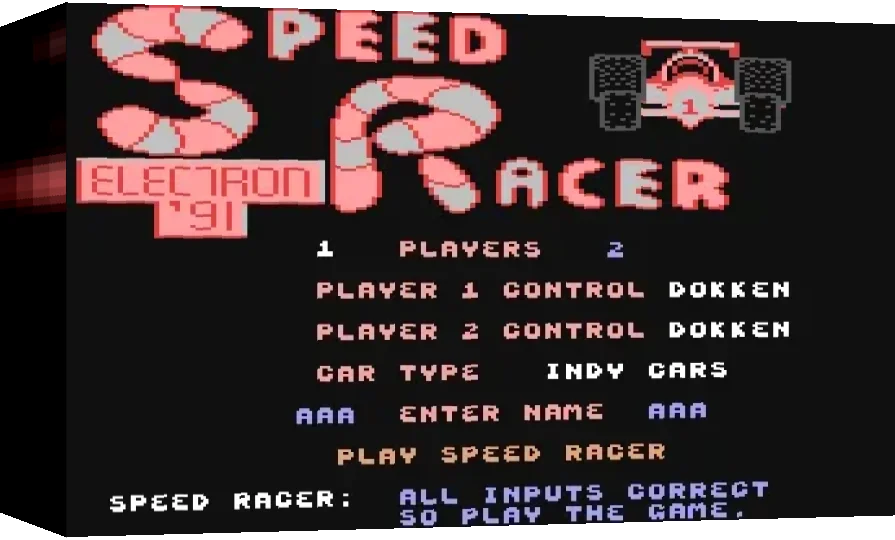 Speed Racer II — box-3D (WOR)