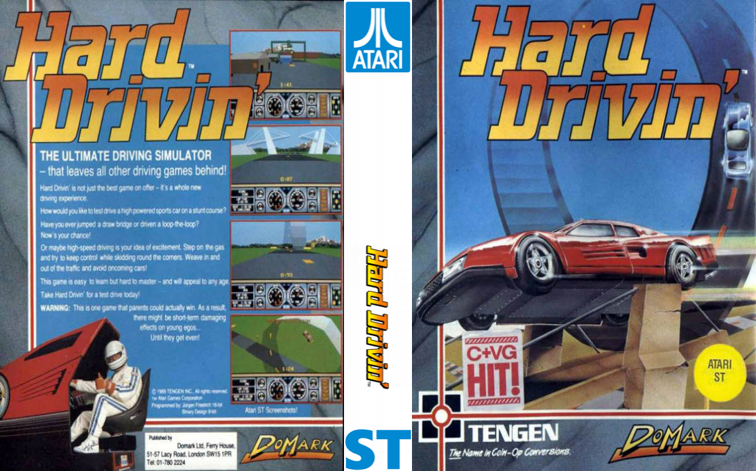Hard Drivin' — box-texture (EU)