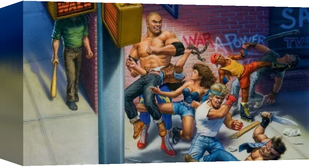 Streets Of Rage 2 — box-3D (WOR)