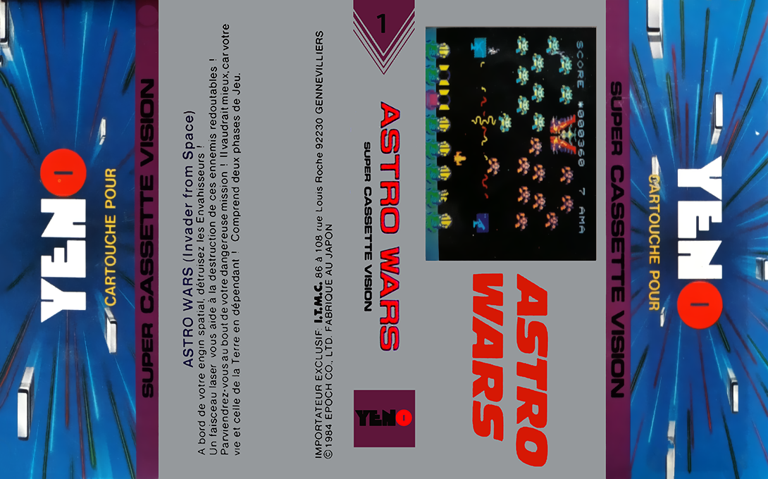 Astro Wars - Invaders from Space — box-texture (FR)