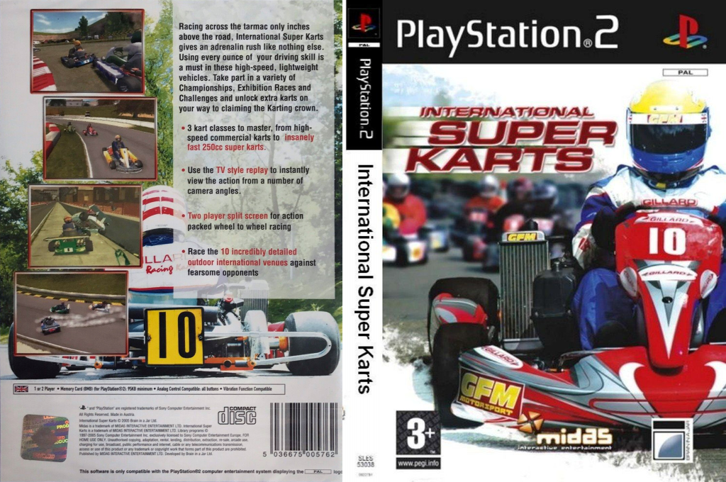 International Super Karts — box-texture (EU)