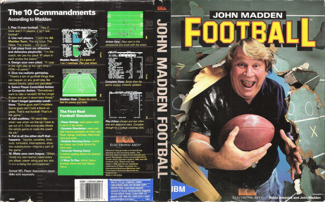 John Madden Football — box-texture (US)