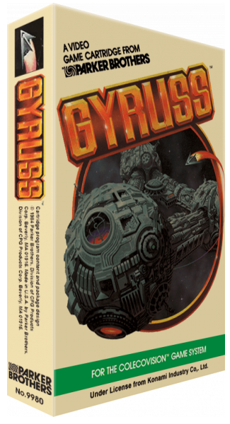 Gyruss — box-3D (US)