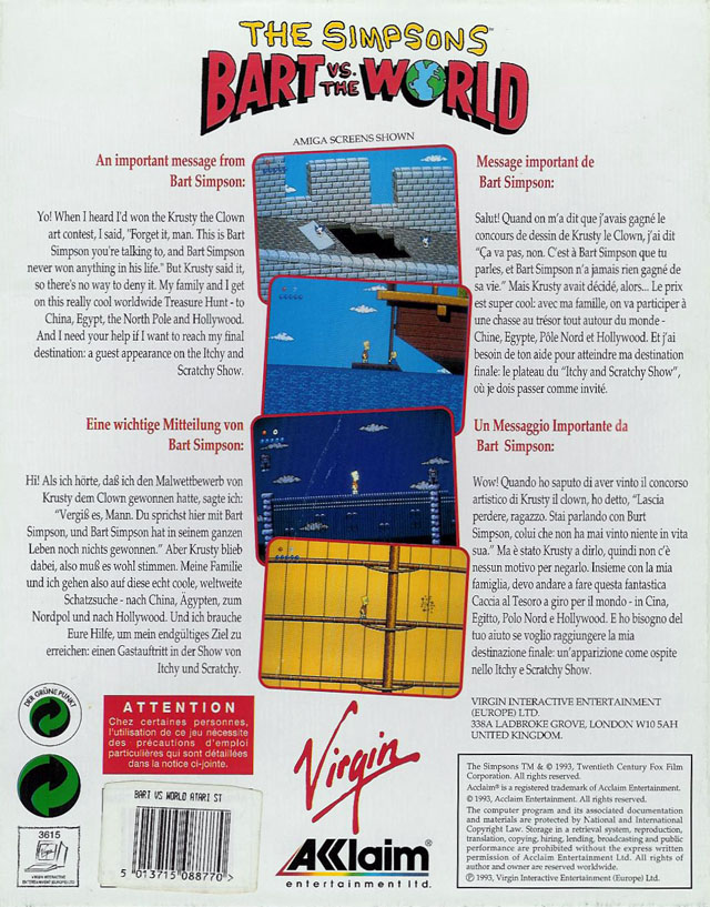 Simpsons, The - Bart Vs. The World — box-2D-back (EU)