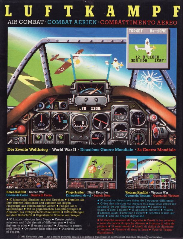 Chuck Yeager's Air Combat — box-2D-back (EU)