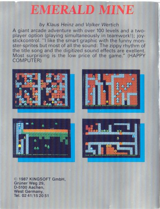 Emerald Mine — box-2D-back (WOR)