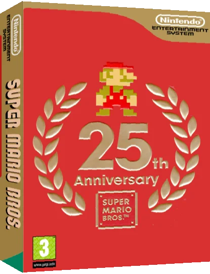 25th Anniversary SUPER MARIO BROS — box-3D (EU)