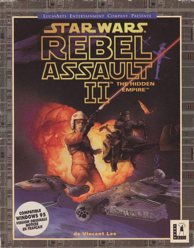 Star Wars: Rebel Assault II: The Hidden Empire — box-2D (FR)