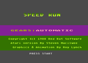 Speed Run — sstitle (WOR)