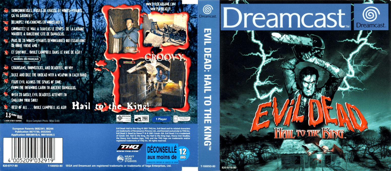 Evil Dead - Hail To The King — box-texture (EU)