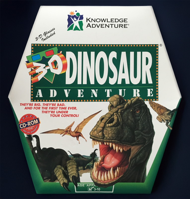 3-D Dinosaur Adventure box art