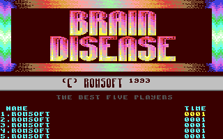 Brain Disease — sstitle (WOR)