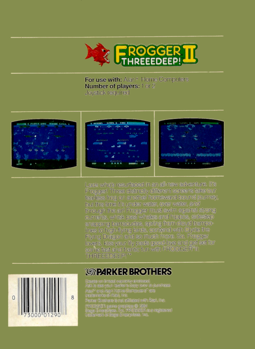 Frogger 2 - Theeedeep! — box-2D-back (US)