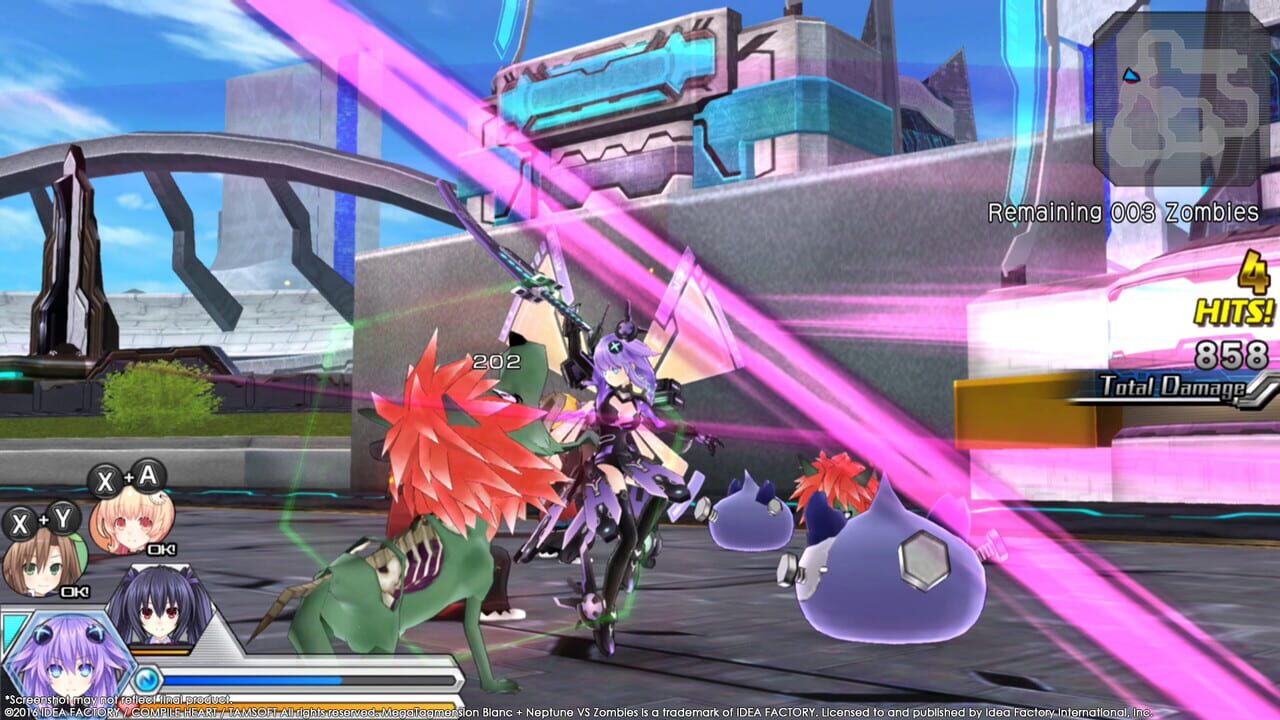 MegaTagmension Blanc + Neptune vs. Zombies - Support Character Nepgya — screenshot (WOR)
