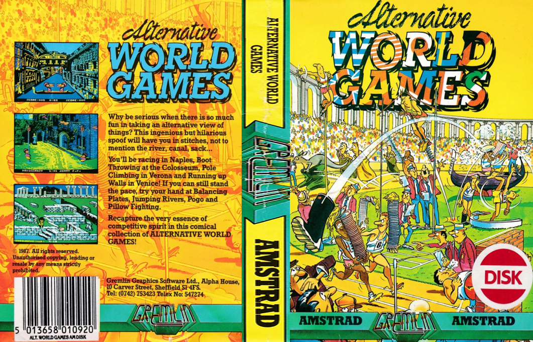 Alternative World Games — box-texture (EU)