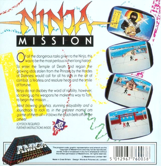 Ninja Mission — box-2D-back (CUS)