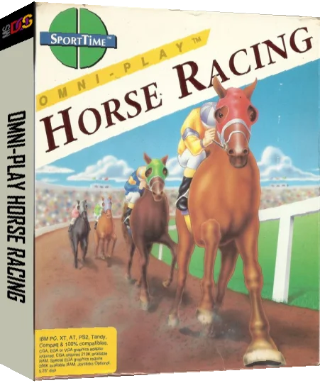 Omni-play Horse Racing — box-3D (US)