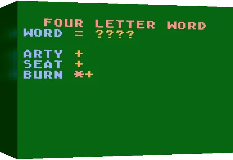 Family Fun - Four Letter Word — box-3D (WOR)