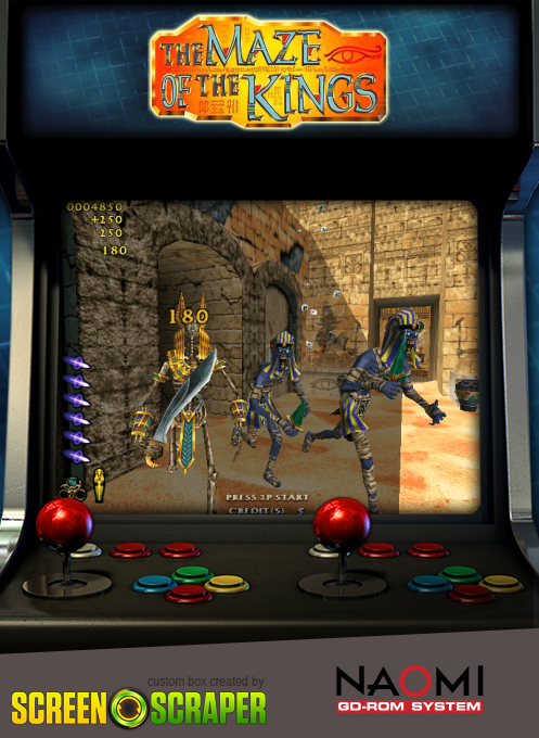 Maze of the Kings, The — box-2D (SS)