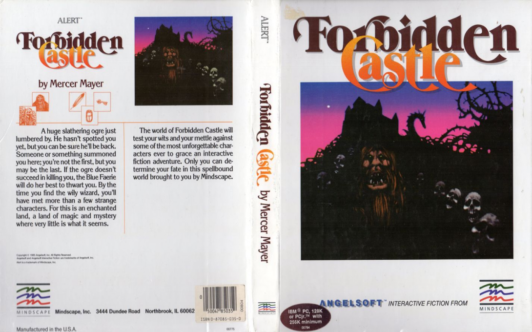 Forbidden Castle — box-texture (US)