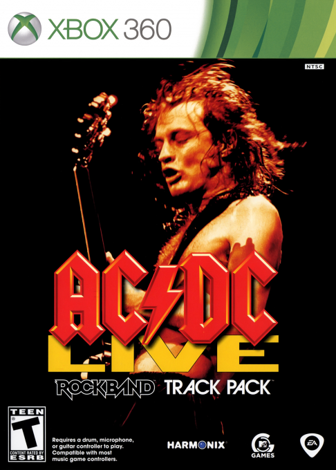AC-DC Live - Rock Band box art