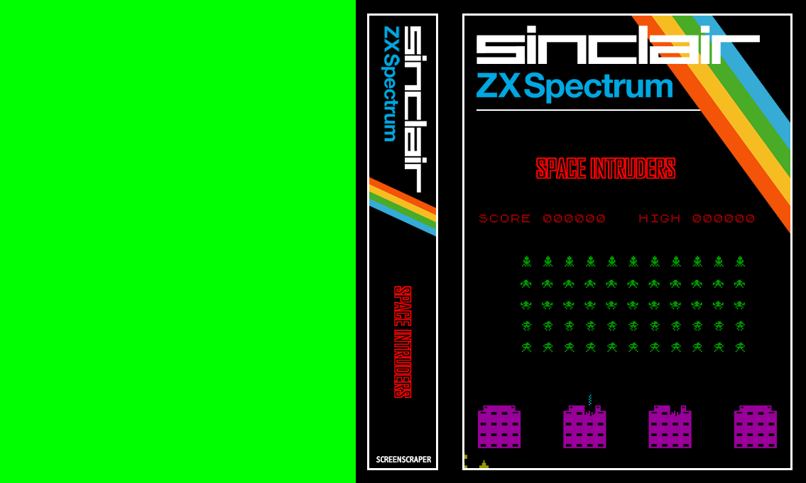 Space Intruders — box-texture (SS)