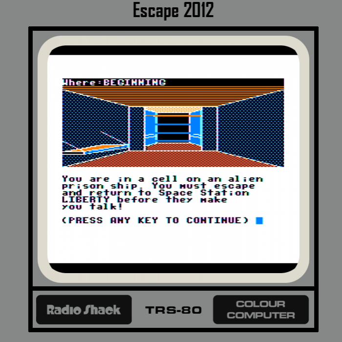 Escape 2012 box art