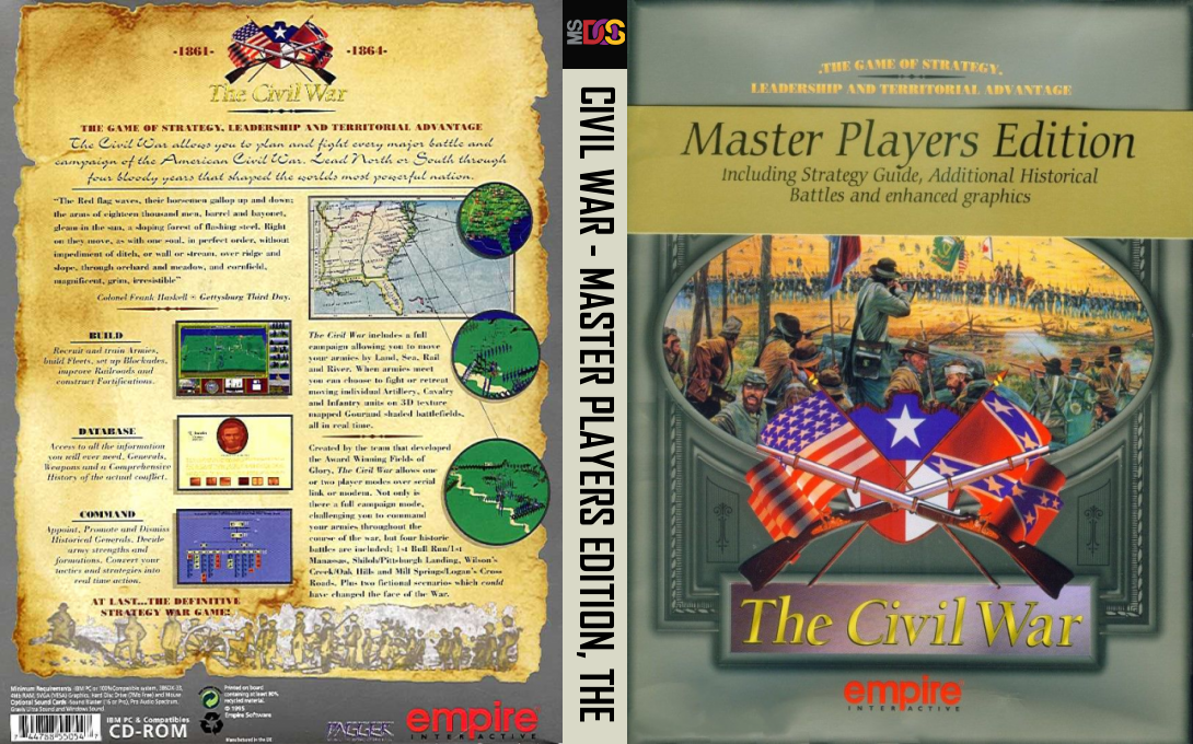 Civil War - Master Players Edition, The — box-texture (US)