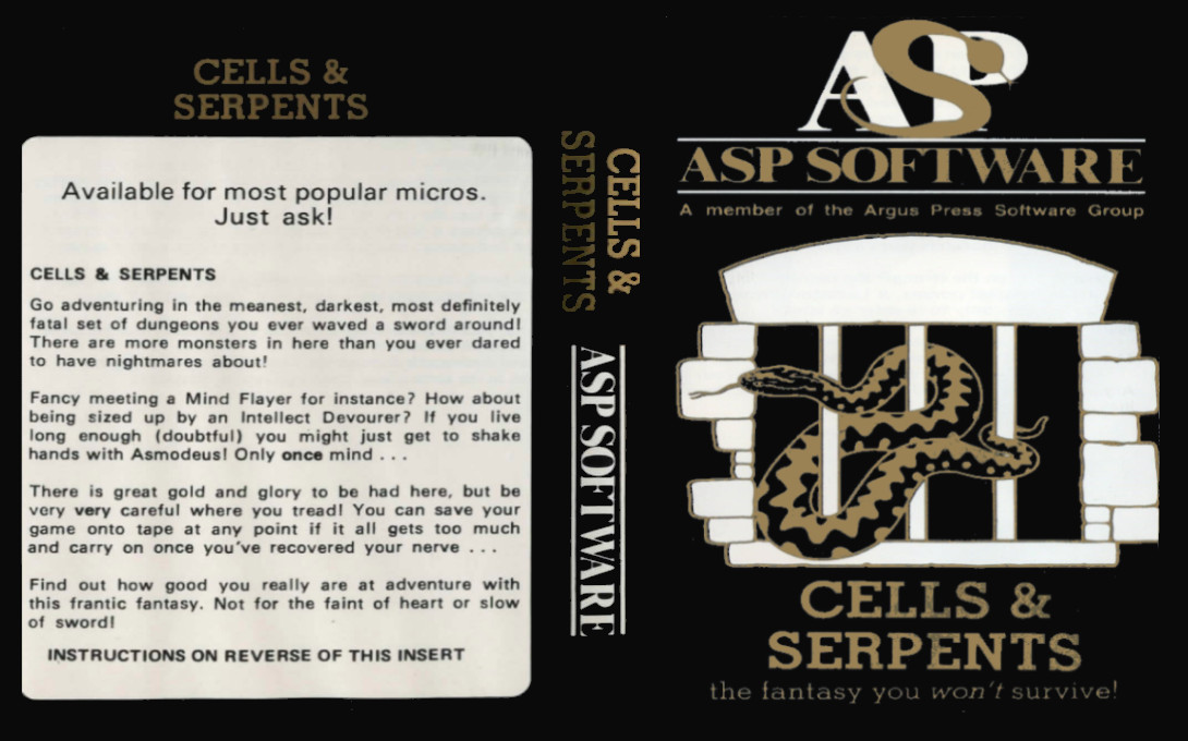 Cells And Serpents — box-texture (EU)